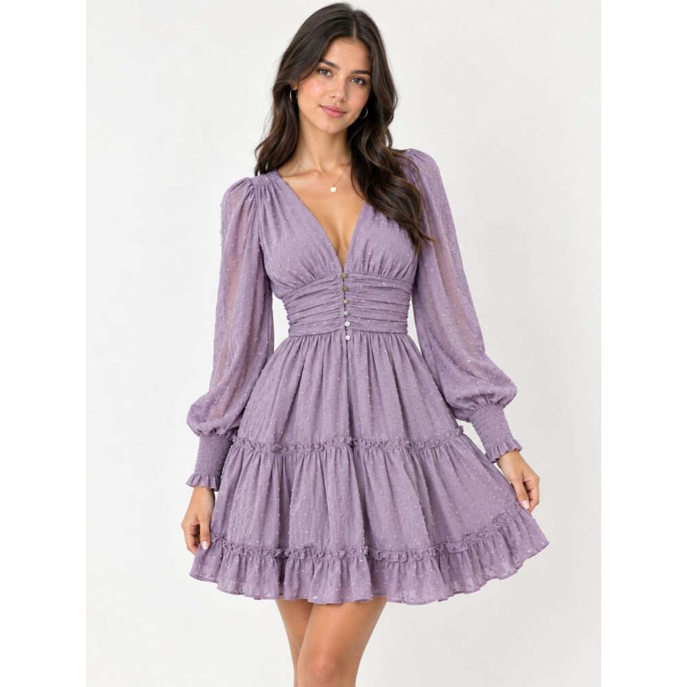 Altar'd State Purple Dress Size M